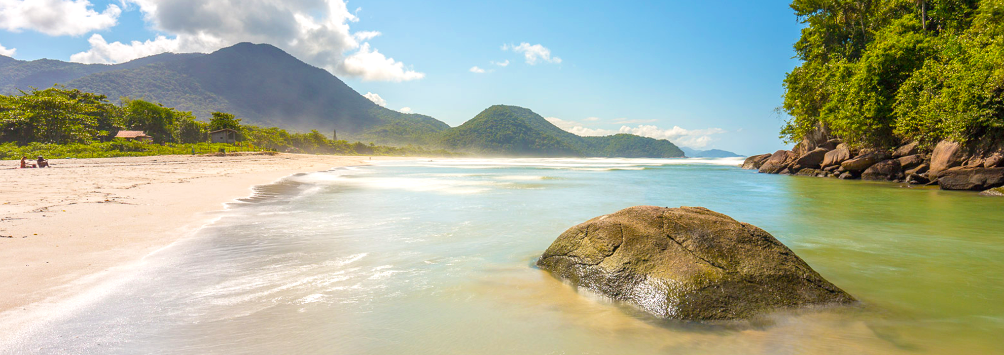 Imagem aérea da Praia de Itamambuca