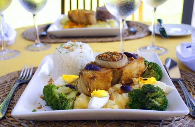 Gastronomia | Prato servido no Restaurante Taioba