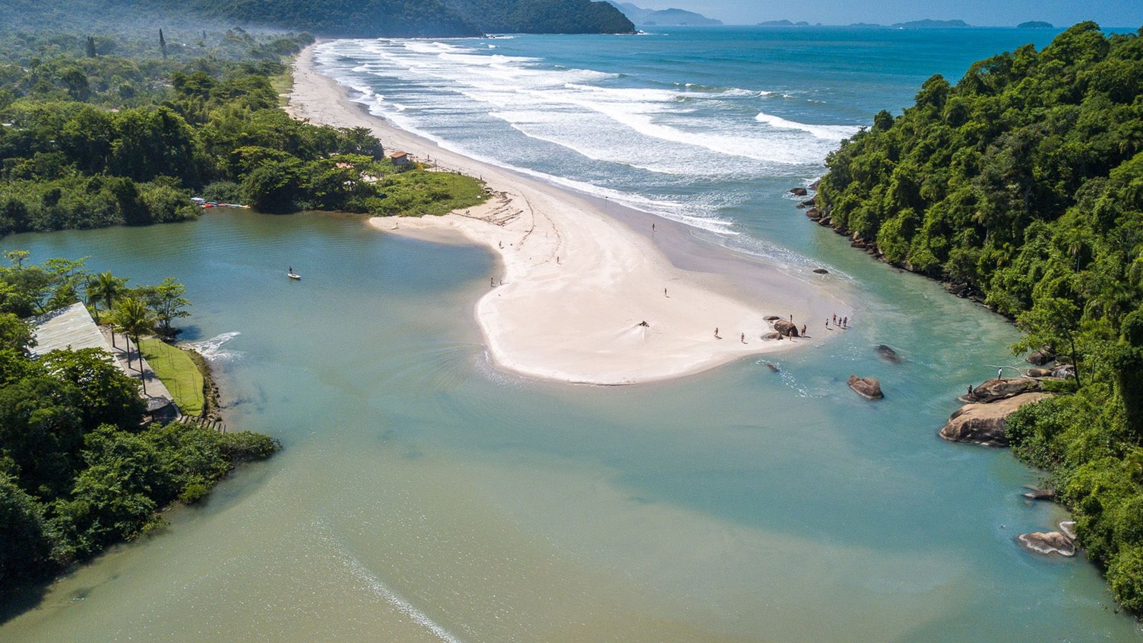Vista aérea da Praia de Itamambuca