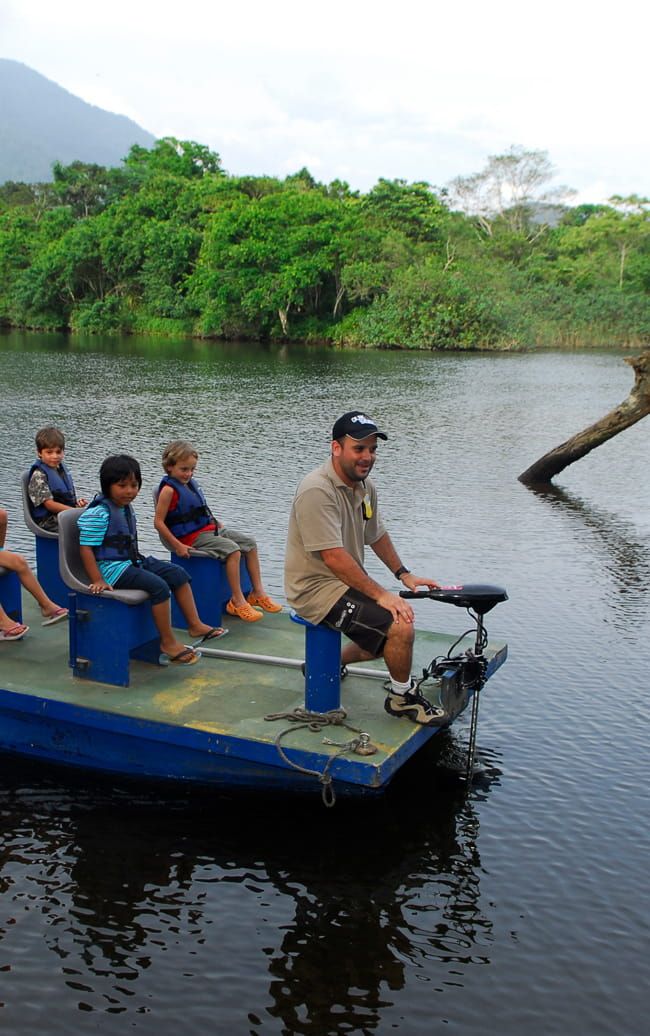 Vista do Rio Itamambuca com as montanhas ao fundo