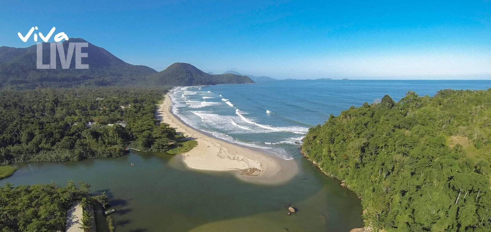 Vista aérea da Praia de Itamambuca