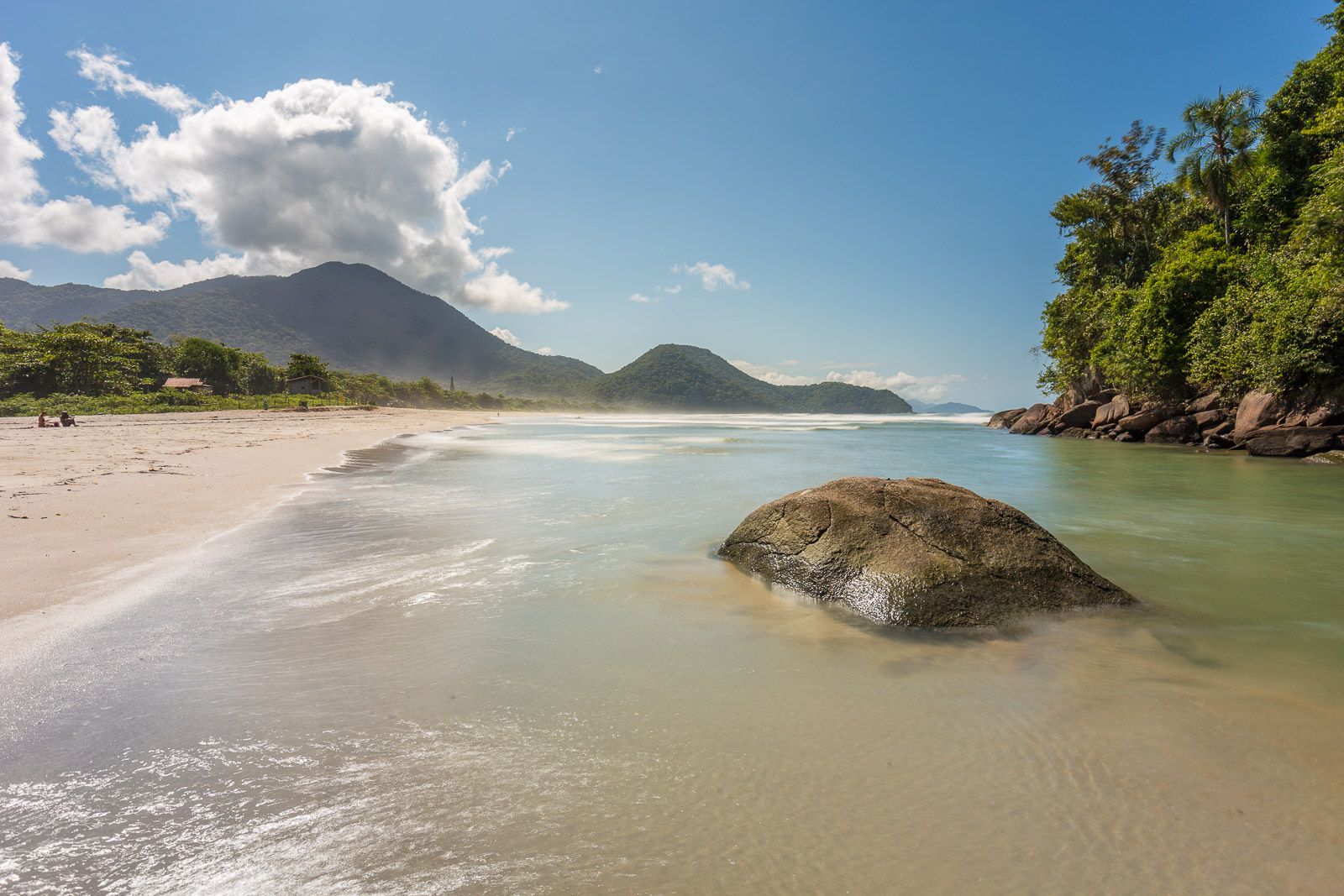 Imagem aérea da Praia de Itamambuca