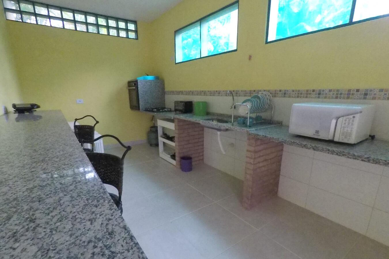 Acomodações | Imagem da cozinha do Hostel