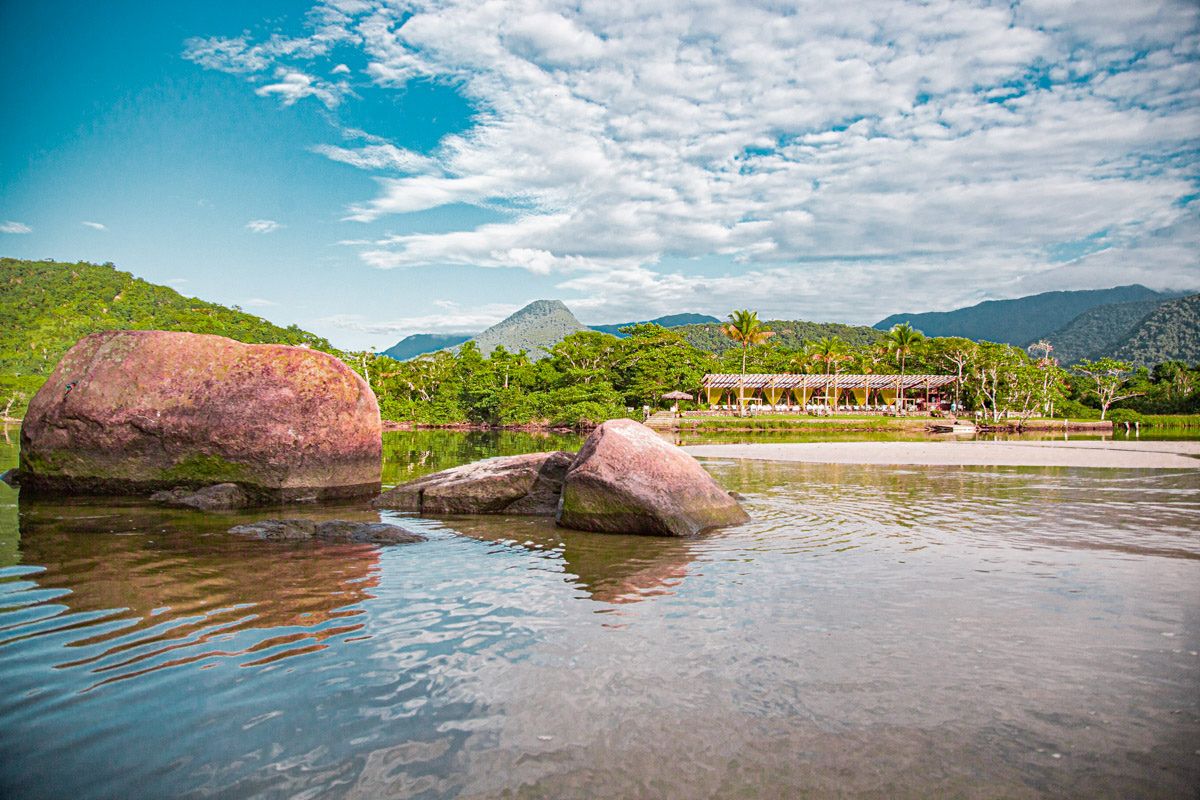 Imagem aérea da Praia de Itamambuca
